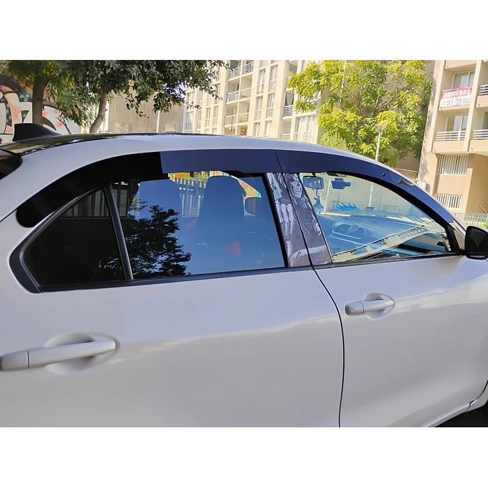 Bota Aguas de Acrílico 2mm plano Negro Brillante a Medida para Suzuki dzire del 2017 al 2023 4