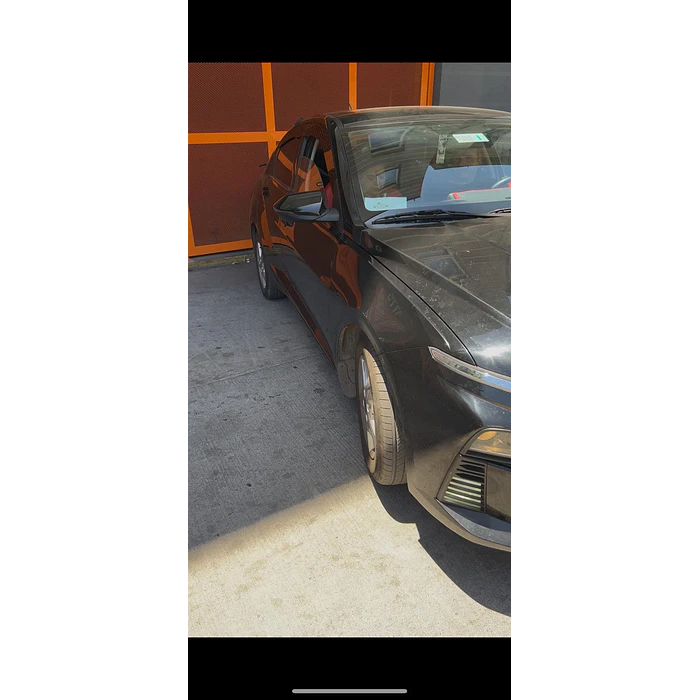 ¡Bota Aguas de Acrílico 2mm plano Negro Brillante a Medida para Hyundai accent 2021 a 2023  2