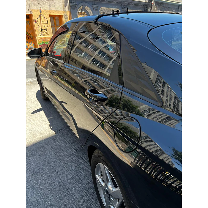 ¡Bota Aguas de Acrílico 2mm plano Negro Brillante a Medida para Hyundai accent 2021 a 2023  12