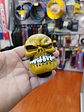 Pomo perilla palanca de cambios tunning diseño Calavera mostaza - Miniatura 3