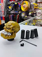 Pomo perilla palanca de cambios tunning diseño Calavera mostaza - Miniatura 4
