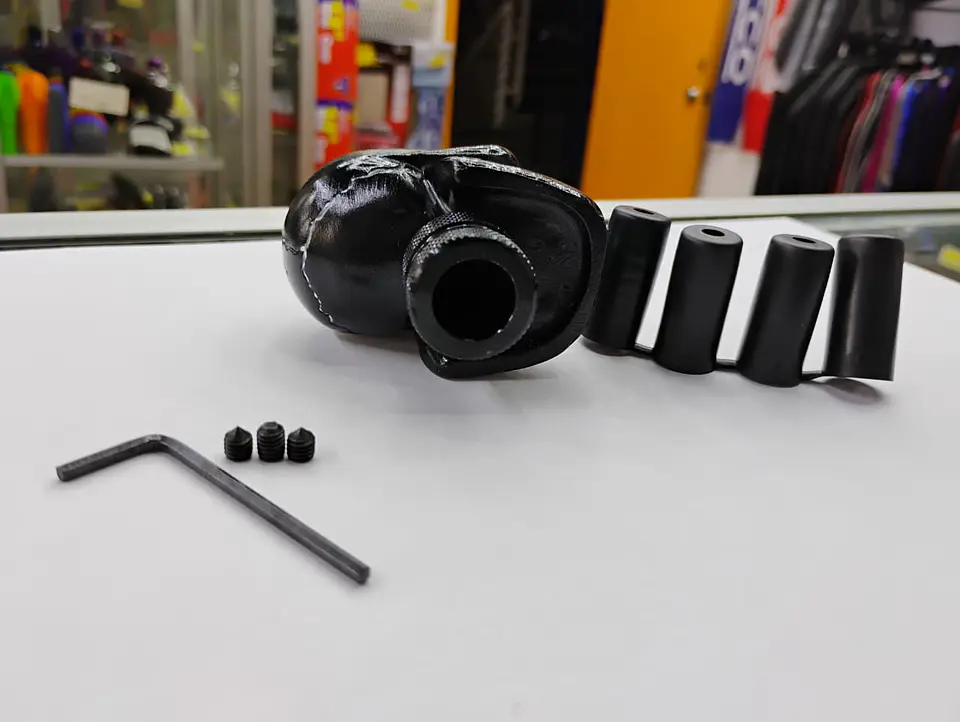 Pomo perilla palanca de cambios tunning diseño Calavera negro 7