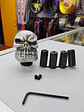 Pomo perilla de cambios tunning diseño Calavera - Plateado - thumbnail 8