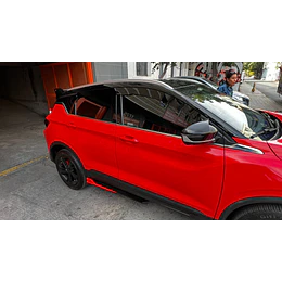  ¡Bota Aguas de Acrílico 2mm plano Negro Brillante a Medida para auto Gelly coolray 2020 a 2024