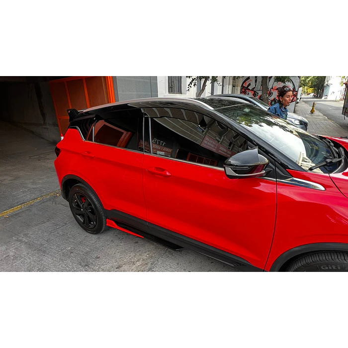  ¡Bota Aguas de Acrílico 2mm plano Negro Brillante a Medida para auto Gelly coolray 2020 a 2024 1