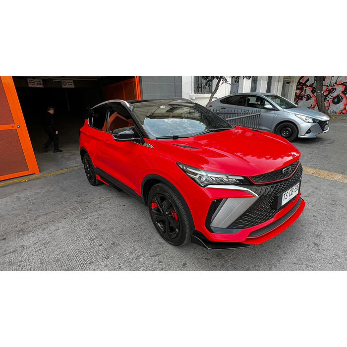  ¡Bota Aguas de Acrílico 2mm plano Negro Brillante a Medida para auto Gelly coolray 2020 a 2024 4