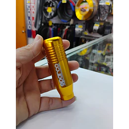 Pomo Perilla de cambio universal metalico 8.5cm Sparco dorado, amarillo 