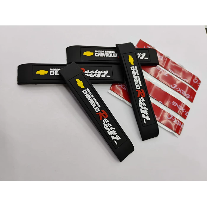 X4 Set tope de puertas goma anticolision Negro Chevrolet  2