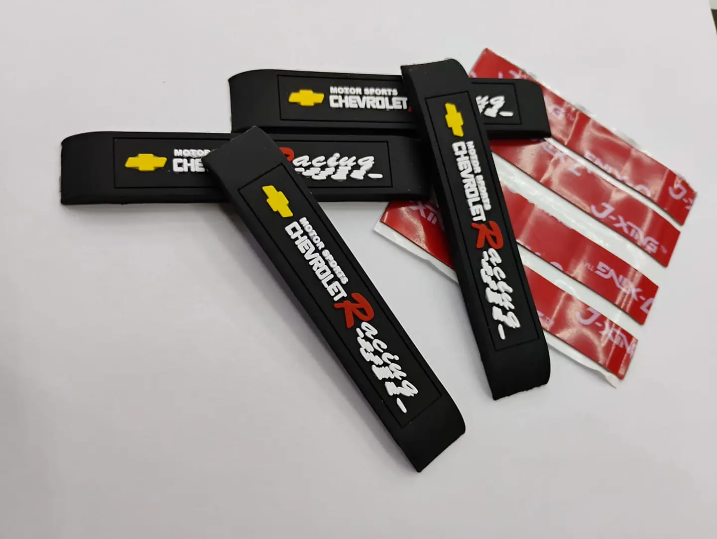 X4 Set tope de puertas goma anticolision Negro Chevrolet 2
