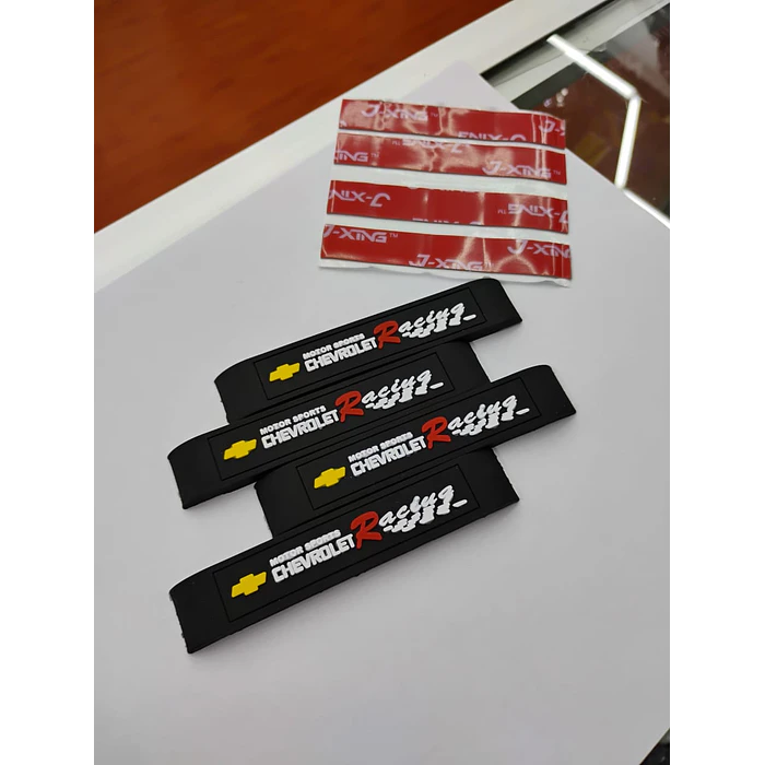X4 Set tope de puertas goma anticolision Negro Chevrolet  3