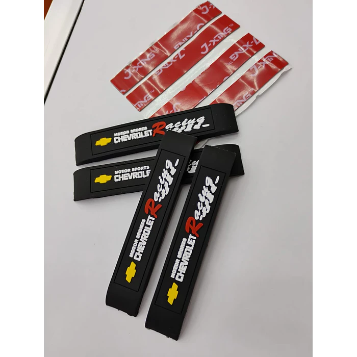 X4 Set tope de puertas goma anticolision Negro Chevrolet  4