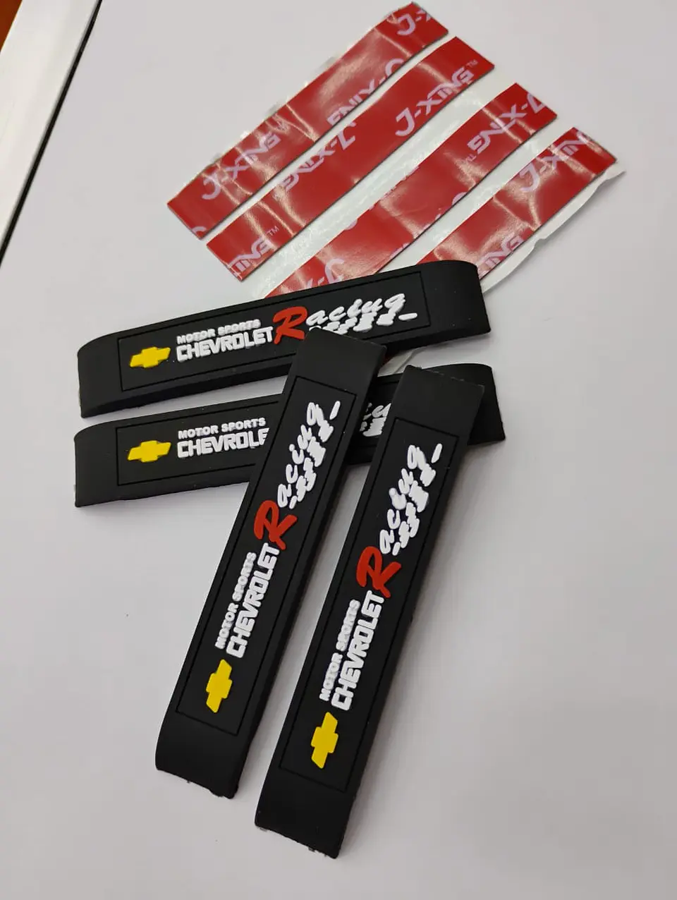 X4 Set tope de puertas goma anticolision Negro Chevrolet 4