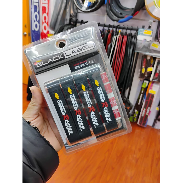 X4 Set tope de puertas goma anticolision Negro Chevrolet  5