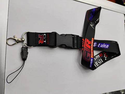 Llavero Lanyard largo colgante tunning porta llaves y credencial nismo