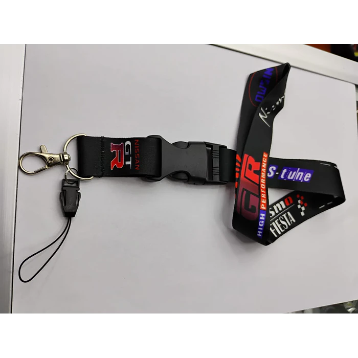 Llavero Lanyard largo  colgante tunning porta llaves y credencial nismo 1