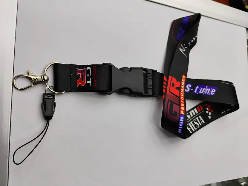 Llavero Lanyard largo colgante tunning porta llaves y credencial nismo 1