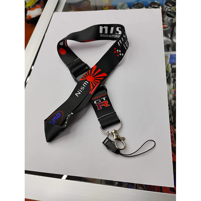 Llavero Lanyard largo  colgante tunning porta llaves y credencial nismo 2