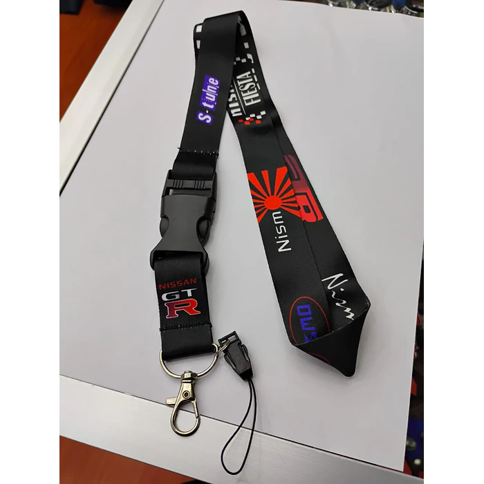 Llavero Lanyard largo  colgante tunning porta llaves y credencial nismo 3