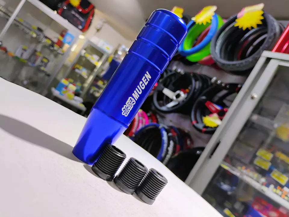 Pomo perilla palanca de cambio 13cm Mugen - Azul 4