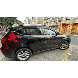 Bota Aguas de Acrílico 2mm plano Negro Brillante Haval H2 2015 al 2021