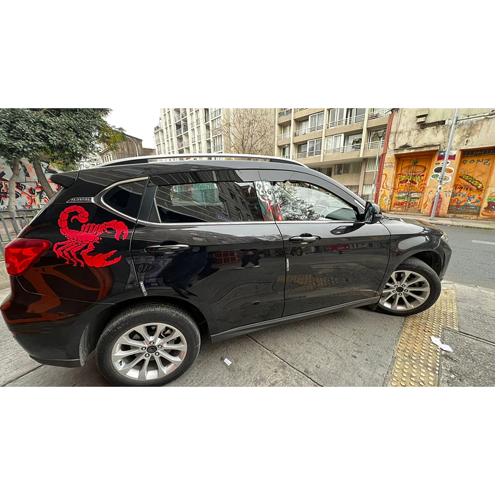 Bota Aguas de Acrílico 2mm plano Negro Brillante Haval H2 2015 al 2021 1
