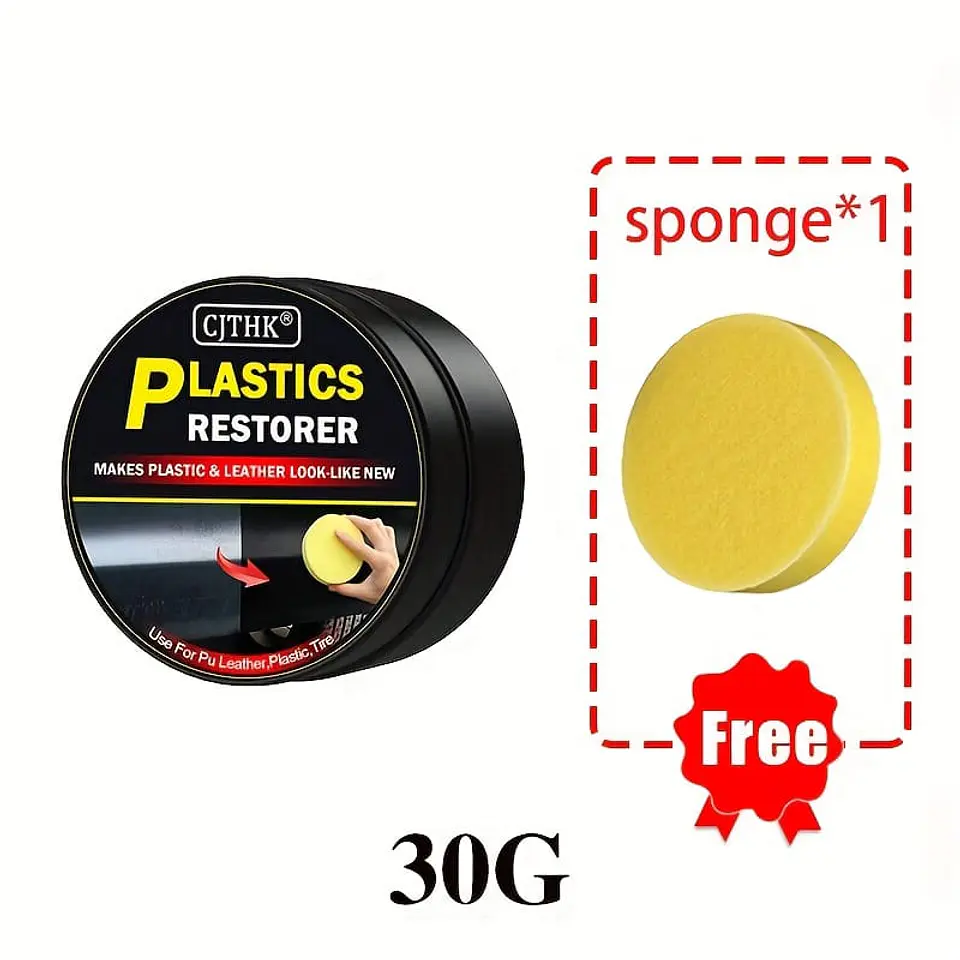 Crema Renovadora de piezas plásticas para interior y exterior 30g 3