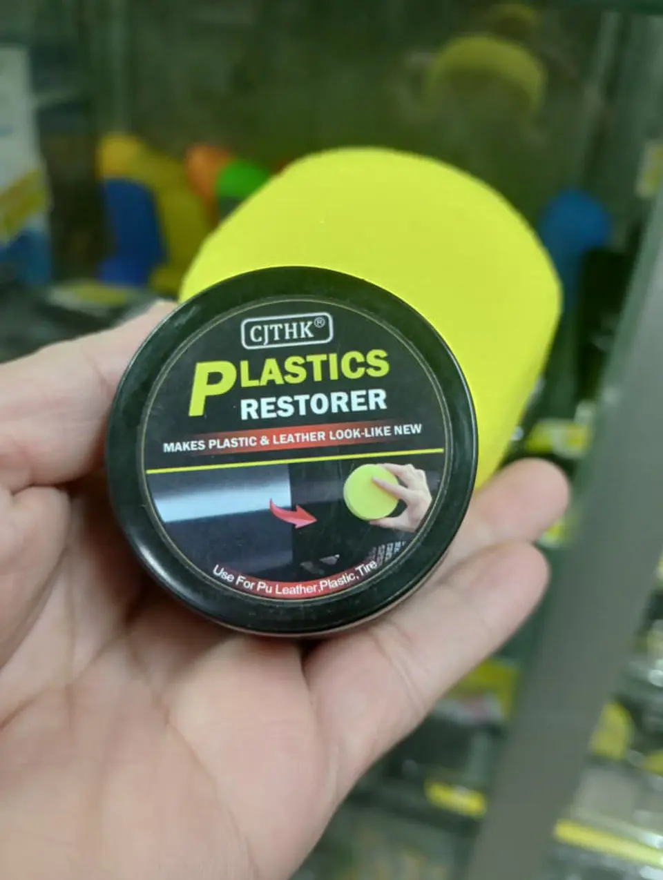 Crema Renovadora de piezas plásticas para interior y exterior 30g 4