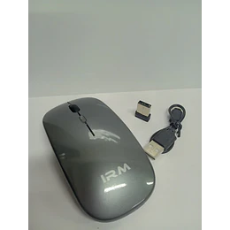 Mouse Inalámbrico Recargable  Mk-07 Pc Notebook Modo Dual gris 