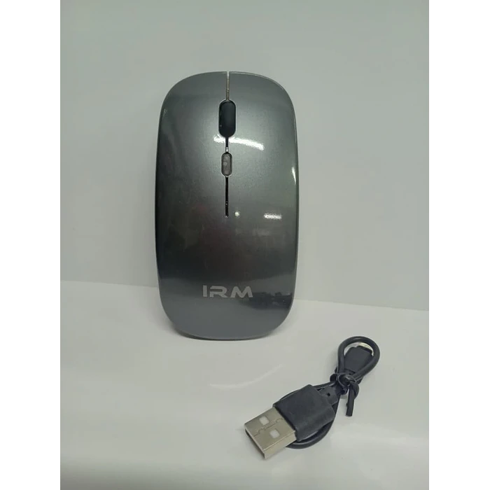 Mouse Inalámbrico Recargable  Mk-07 Pc Notebook Modo Dual gris  6