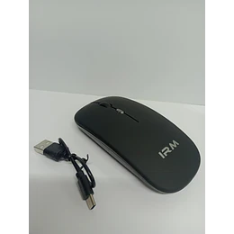 Mouse Inalámbrico Recargable  Mk-07 Pc Notebook Modo Dual negro