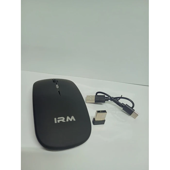 Mouse Inalámbrico Recargable  Mk-07 Pc Notebook Modo Dual negro 5