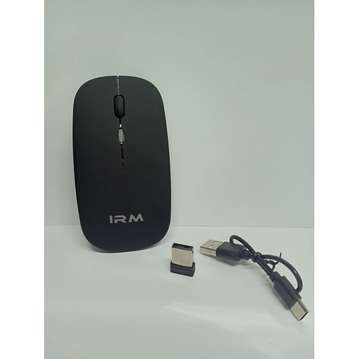 Mouse Inalámbrico Recargable  Mk-07 Pc Notebook Modo Dual negro 6