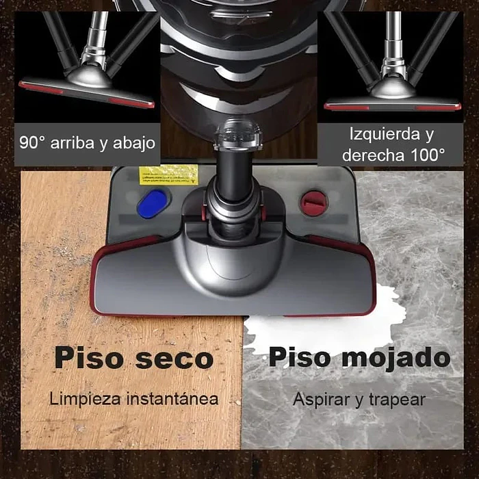 Aspiradora Vertical 3 Velocidades con Filtro lavable  4