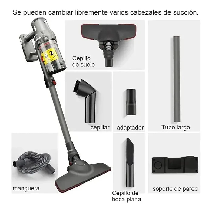 Aspiradora Vertical 3 Velocidades con Filtro lavable  5