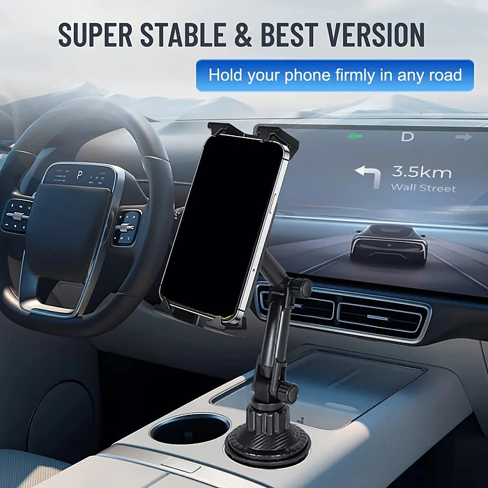 Soporte ajustable para teléfono celular, barra de inclinación 360 grados 8