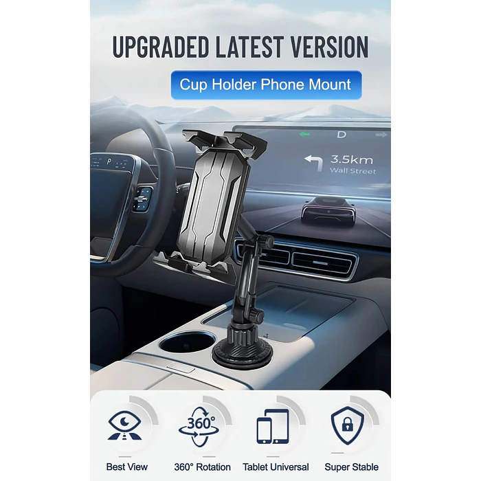 Soporte ajustable para teléfono celular, barra de inclinación 360 grados 9