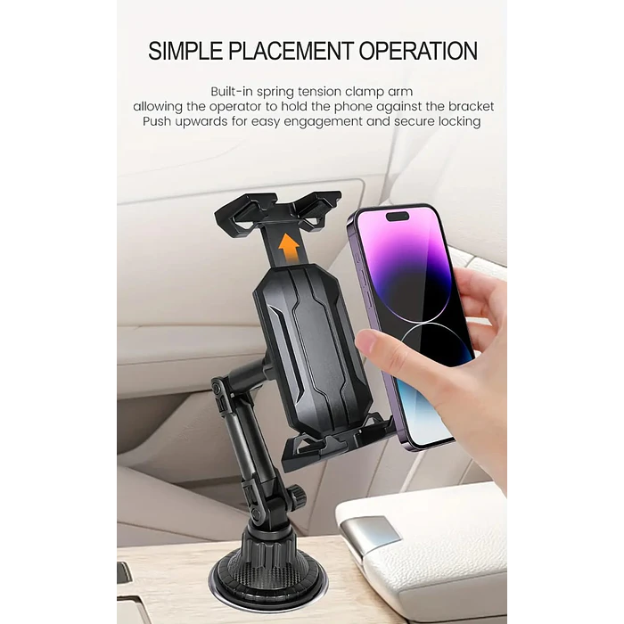 Soporte ajustable para teléfono celular, barra de inclinación 360 grados 13