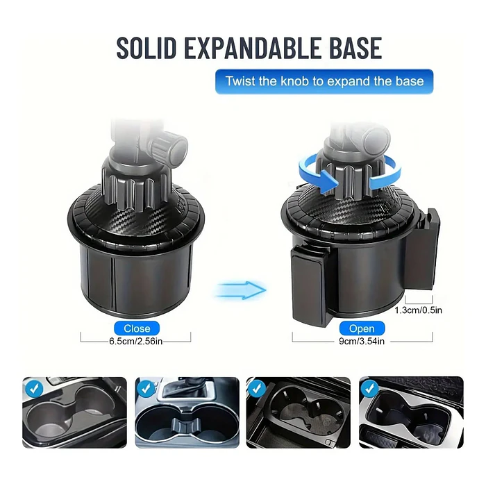 Soporte ajustable para teléfono celular, barra de inclinación 360 grados 14