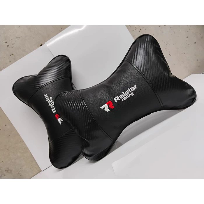  X2 almohadas Apoya cabeza universales para autosdiseño carbono  2