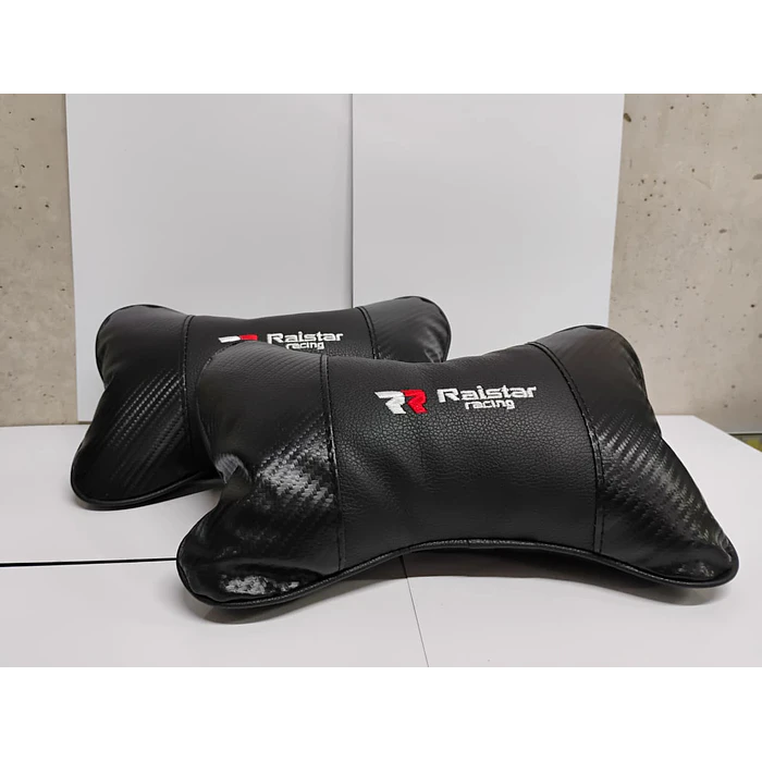  X2 almohadas Apoya cabeza universales para autosdiseño carbono  3
