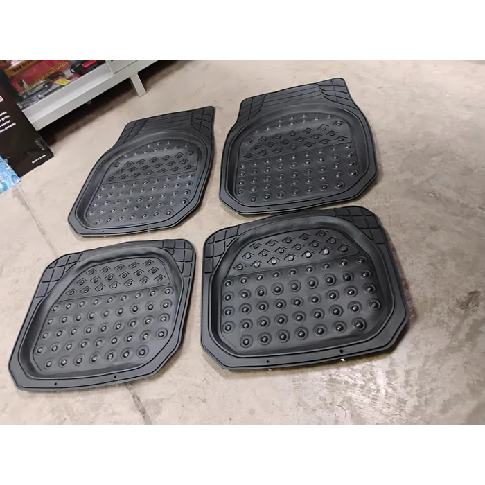  Pisos Alfombras Universal 4 Piezas tipo Bandeja antiderrame  para autos 2