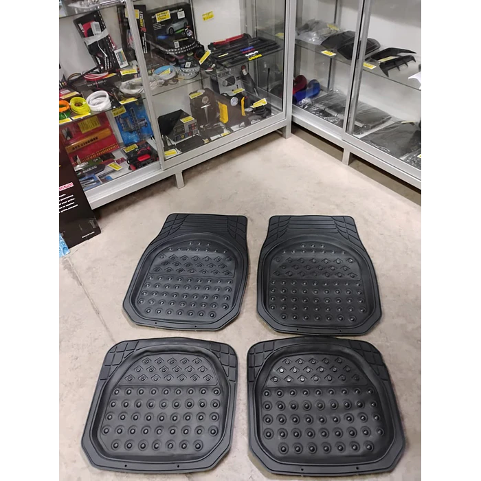  Pisos Alfombras Universal 4 Piezas tipo Bandeja antiderrame  para autos 3