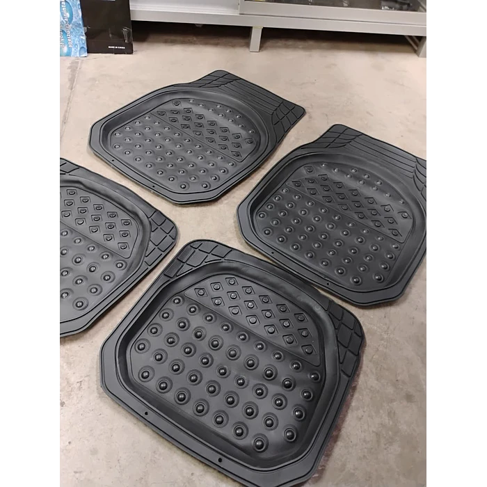 Pisos Alfombras Universal 4 Piezas tipo Bandeja antiderrame  para autos 1