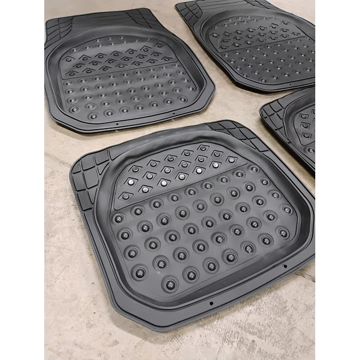  Pisos Alfombras Universal 4 Piezas tipo Bandeja antiderrame  para autos 6