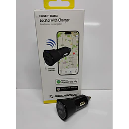 Cargador celular Auto 32W con Localizador Find My USB-C USB-A 
