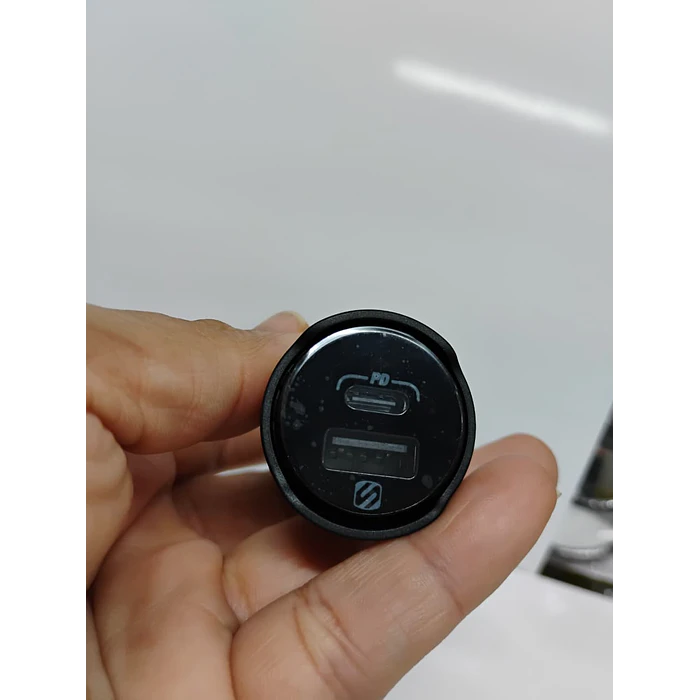  Cargador celular Auto 32W con Localizador Find My USB-C USB-A  7