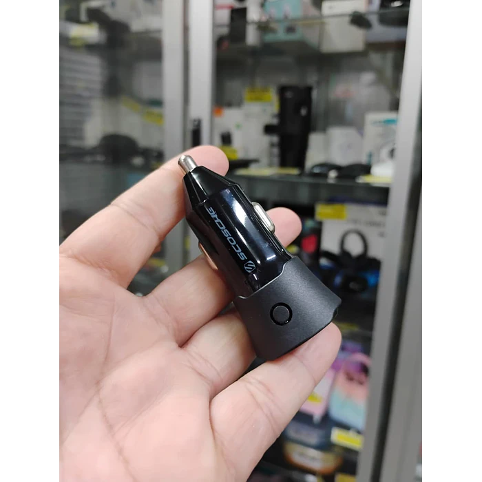  Cargador celular Auto 32W con Localizador Find My USB-C USB-A  8