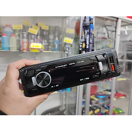 Radio reproductor 1 Din con Bluetooth, llamadas Bluetooth, MP3, USB, SD para autos 12v radio am/fm salidas 4x50w 18.8cmx5.8cm modelo 2206 