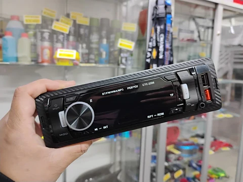 Radio reproductor 1 Din con Bluetooth, llamadas Bluetooth, MP3, USB, SD para autos 12v radio am/fm salidas 4x50w 18.8cmx5.8cm modelo 2206 