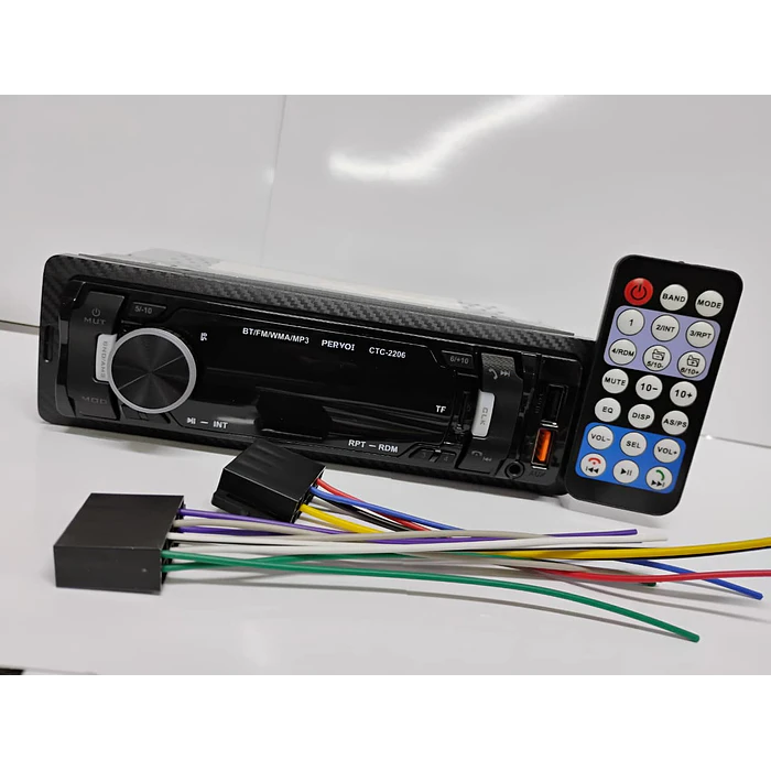 Radio reproductor 1 Din con Bluetooth, llamadas Bluetooth, MP3, USB, SD para autos 12v radio am/fm salidas 4x50w 18.8cmx5.8cm modelo 2206  9